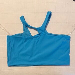 Lululemon Bend This V and Racer Bra - Kayak Blue